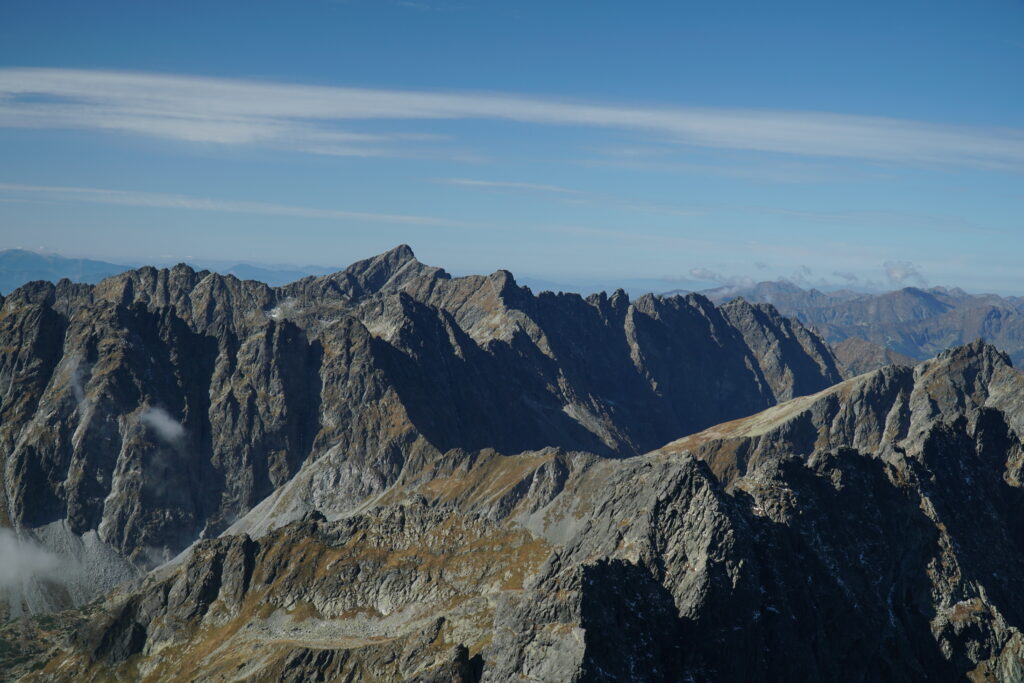 Panorama z Rys w kierunku zachodnim